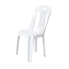 White modern portable garden beach outdoor stackable PP plastic chair