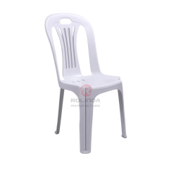 White modern portable garden beach outdoor stackable PP plastic chair