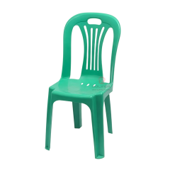 Red portable garden beach outdoor activity armless stackable PP plastic chair