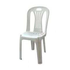 White modern portable garden beach outdoor stackable PP plastic chair