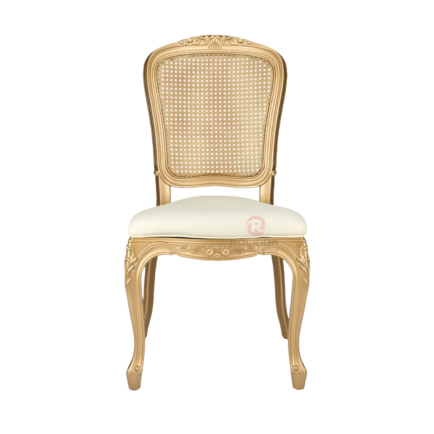 Golden Royal Banquet Hotel Restaurant soft cushions high backrests stainless steel chairs