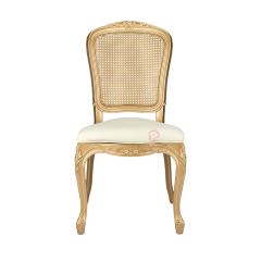 Golden Royal Banquet Hotel Restaurant soft cushions high backrests stainless steel chairs