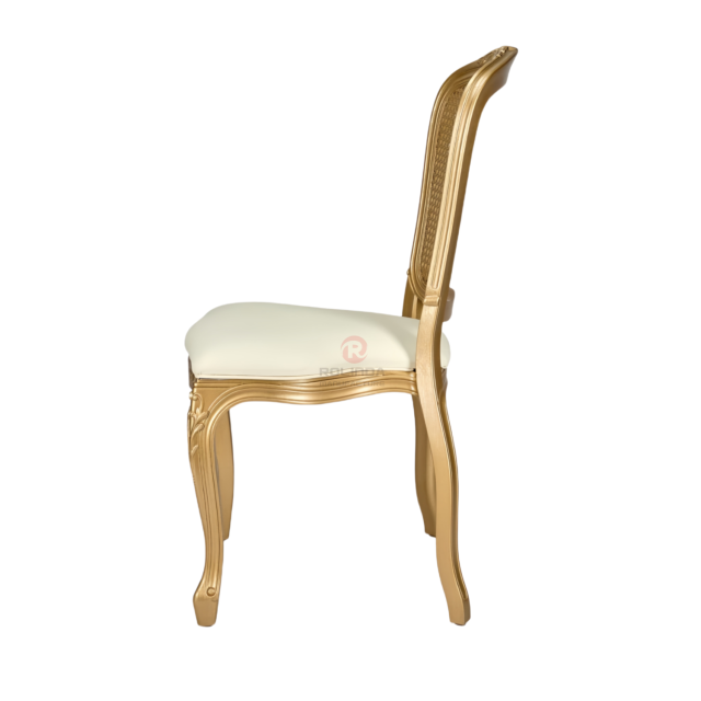 Golden Royal Banquet Hotel Restaurant soft cushions high backrests stainless steel chairs