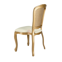 Golden Royal Banquet Hotel Restaurant soft cushions high backrests stainless steel chairs