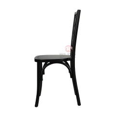 PP Black garden Party outdoor wood-grain Brooklyn Mosaic backrest chair