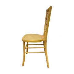 PP living room banquet wood-grain imitation wood color Brooklyn Mosaic backrest chair