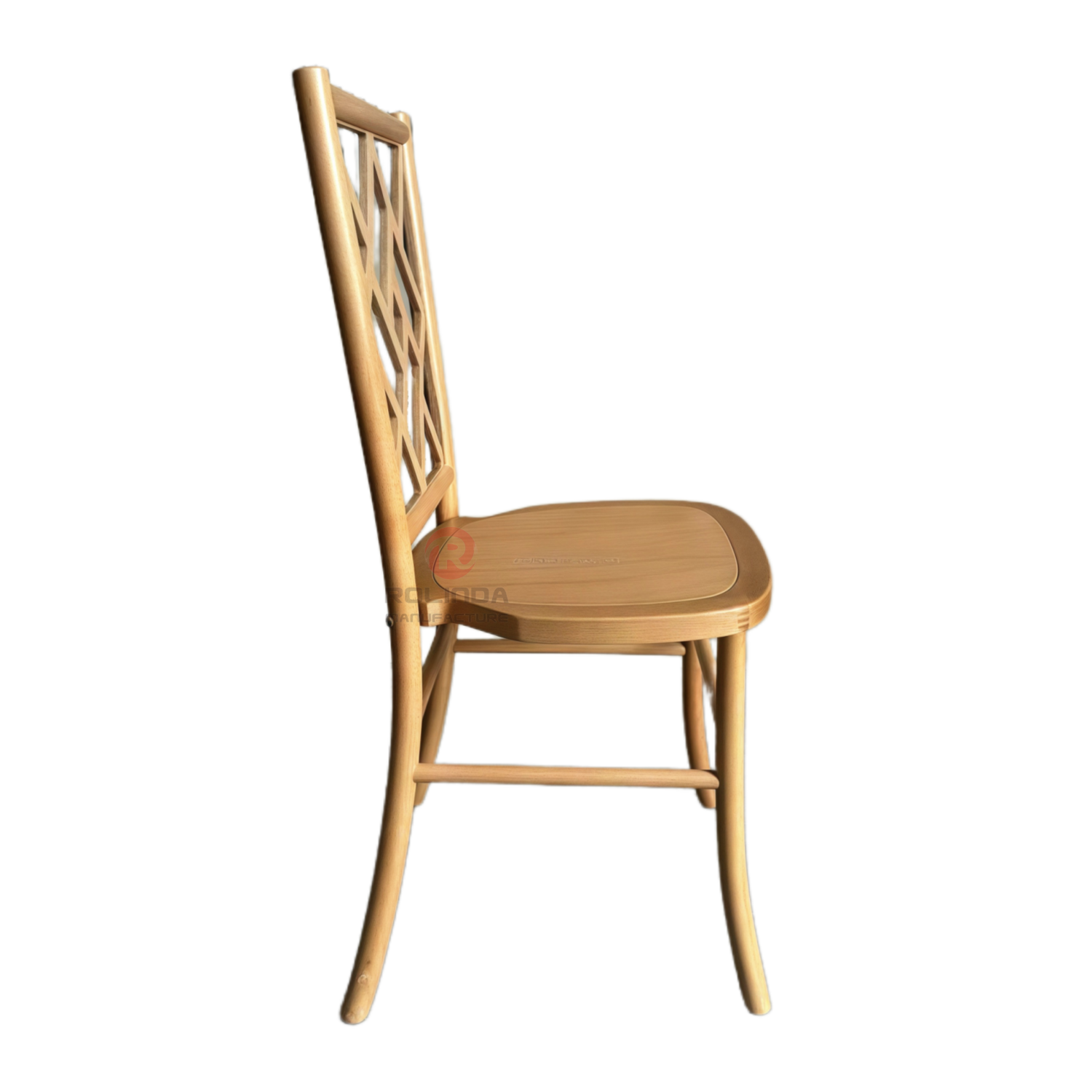 PP living room banquet wood-grain imitation wood color Brooklyn Mosaic backrest chair