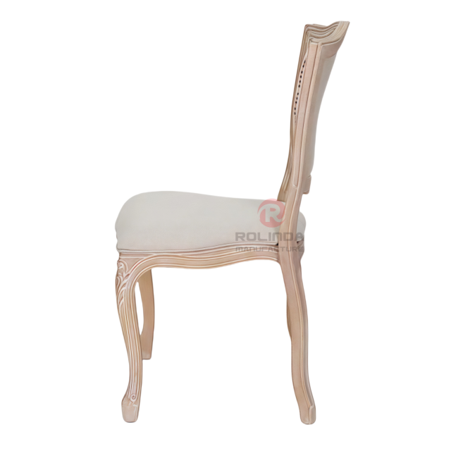 Wood-grain imitation light-colored PP frame grid backrest soft cushion shield chair