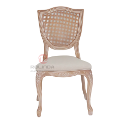 Wood-grain imitation light-colored PP frame grid backrest soft cushion shield chair