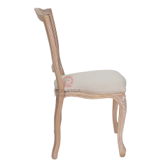 Wood-grain imitation light-colored PP frame grid backrest soft cushion shield chair