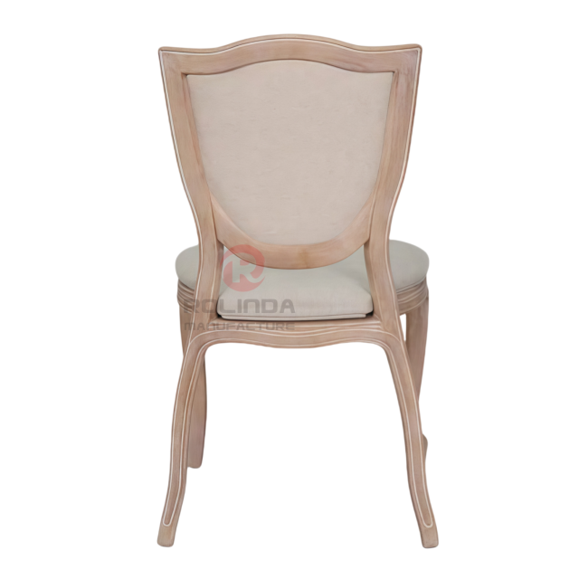 PP light-colored imitation wood grain frame patterned backrest soft cushion shield chair