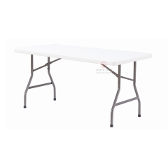 Modern garden courtyard party banquet thick high-density polyethylene plastic board 5Ft HDPE folding table