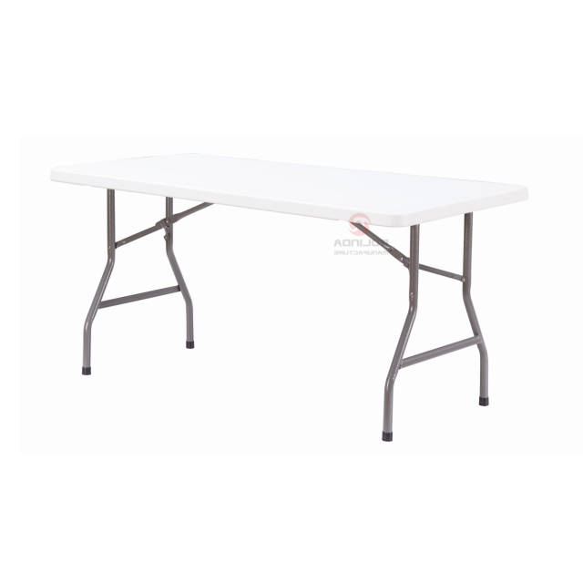 Modern garden courtyard party banquet thick high-density polyethylene plastic board 5Ft HDPE folding table