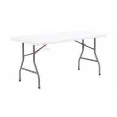 Modern garden courtyard party banquet thick high-density polyethylene plastic board 5Ft HDPE folding table