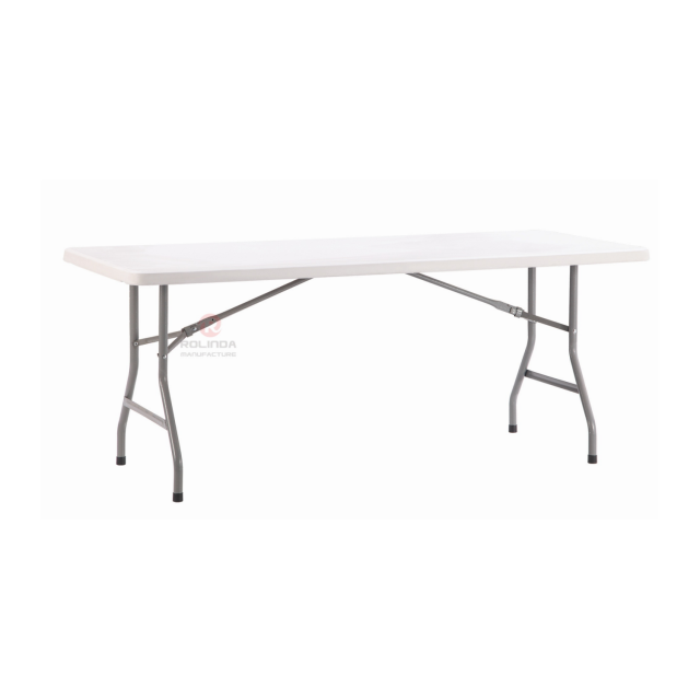 Modern garden courtyard party banquet thick high-density polyethylene plastic board 5Ft HDPE folding table