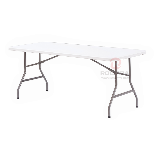 Modern garden courtyard party banquet thick high-density polyethylene plastic board 5Ft HDPE folding table