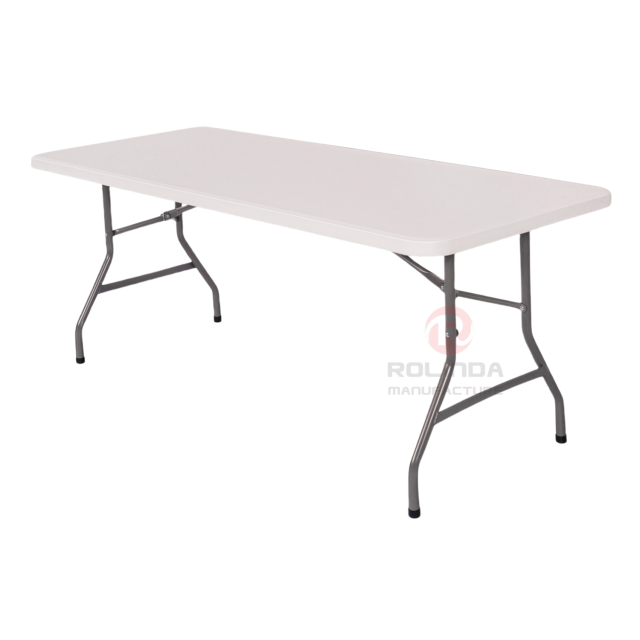 Modern garden courtyard party banquet thick high-density polyethylene plastic board 5Ft HDPE folding table