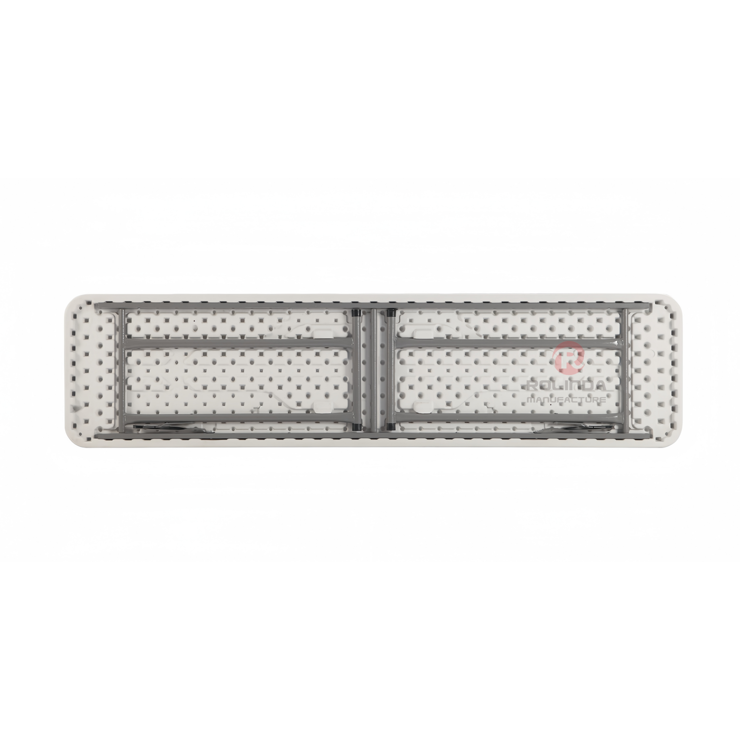 Heavy-Duty HDPE Surface with Rust-Proof Steel Frame​ 6Ft Regular HDPE Folding Table