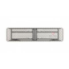 Heavy-Duty HDPE Surface with Rust-Proof Steel Frame​ 6Ft Regular HDPE Folding Table