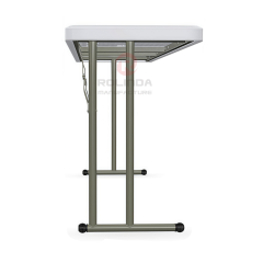 Spacious HDPE Surface with Heavy-Duty Steel Frame 8Ft Conference Folding Table