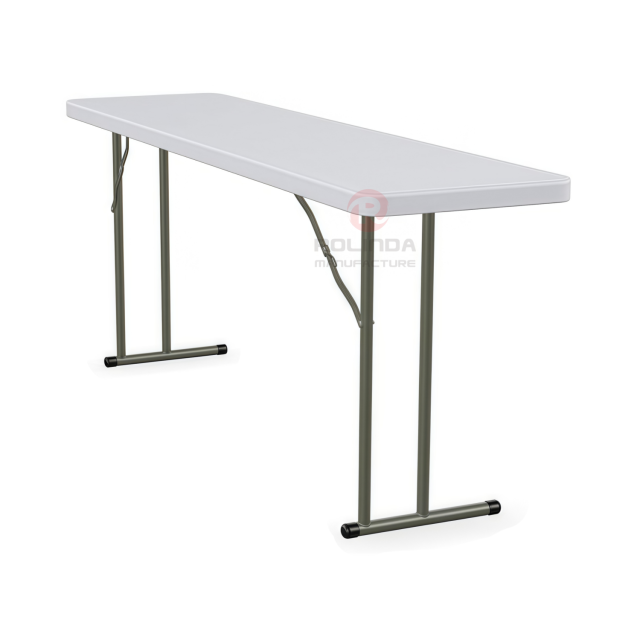 Spacious HDPE Surface with Heavy-Duty Steel Frame 8Ft Conference Folding Table