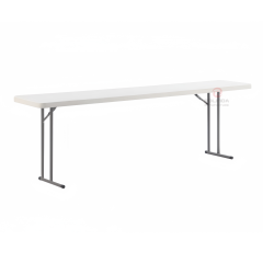Spacious HDPE Surface with Heavy-Duty Steel Frame 8Ft Conference Folding Table