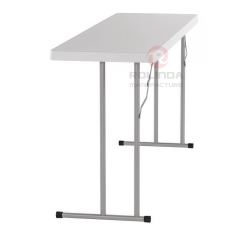 Heavy-Duty HDPE Surface with Rust-Proof Steel Frame​ 6Ft Regular HDPE Folding Table