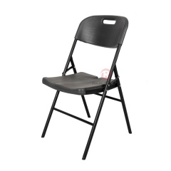 Thick Panel, Sturdy Steel Frame & Space-Saving Design with HDPE Folding Chair