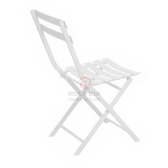 Sturdy Steel Frame, All-Weather & Low-Maintenance with Faux Wood HDPE Folding Chair