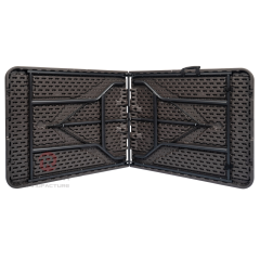 Woven pattern outdoor camping garden party waterproof office plastic thick panel HDPE folding table