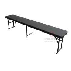 6FT portable folding design HDPE panel coated support HDPE folding bench