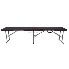 6FT portable folding design HDPE panel coated support HDPE folding bench