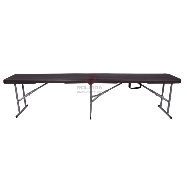 6FT portable folding design HDPE panel coated support HDPE folding bench