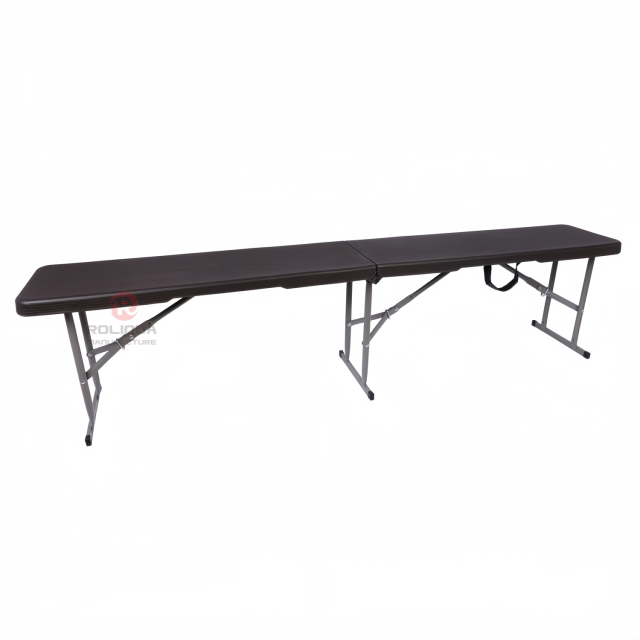 6FT portable folding design HDPE panel coated support HDPE folding bench