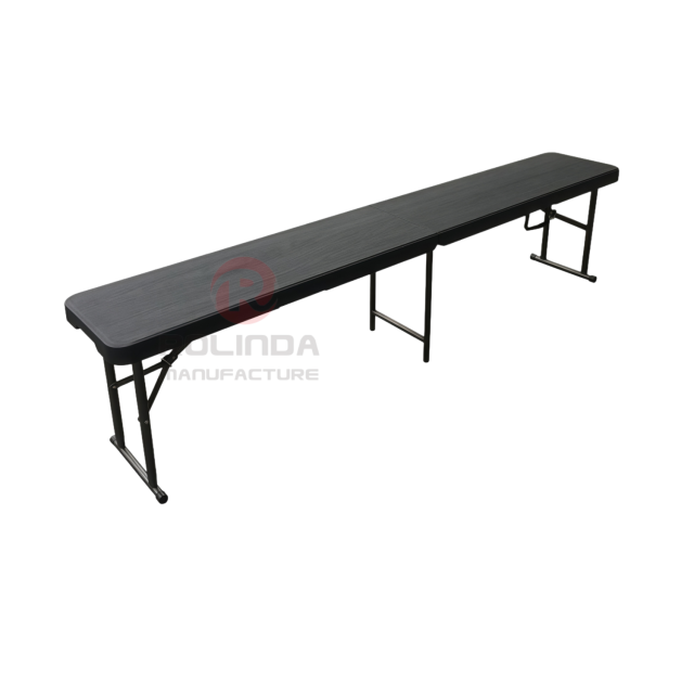 6FT portable folding design HDPE panel coated support HDPE folding bench