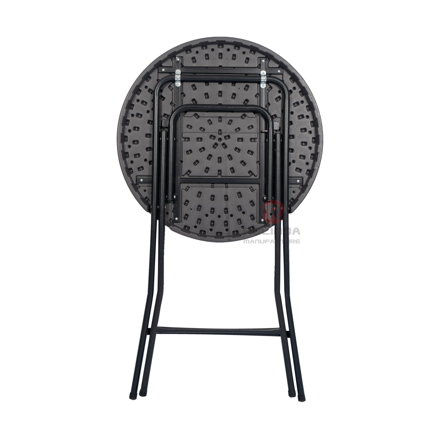 80cm HDPE plastic panel outdoor camping balcony HDPE folding round table