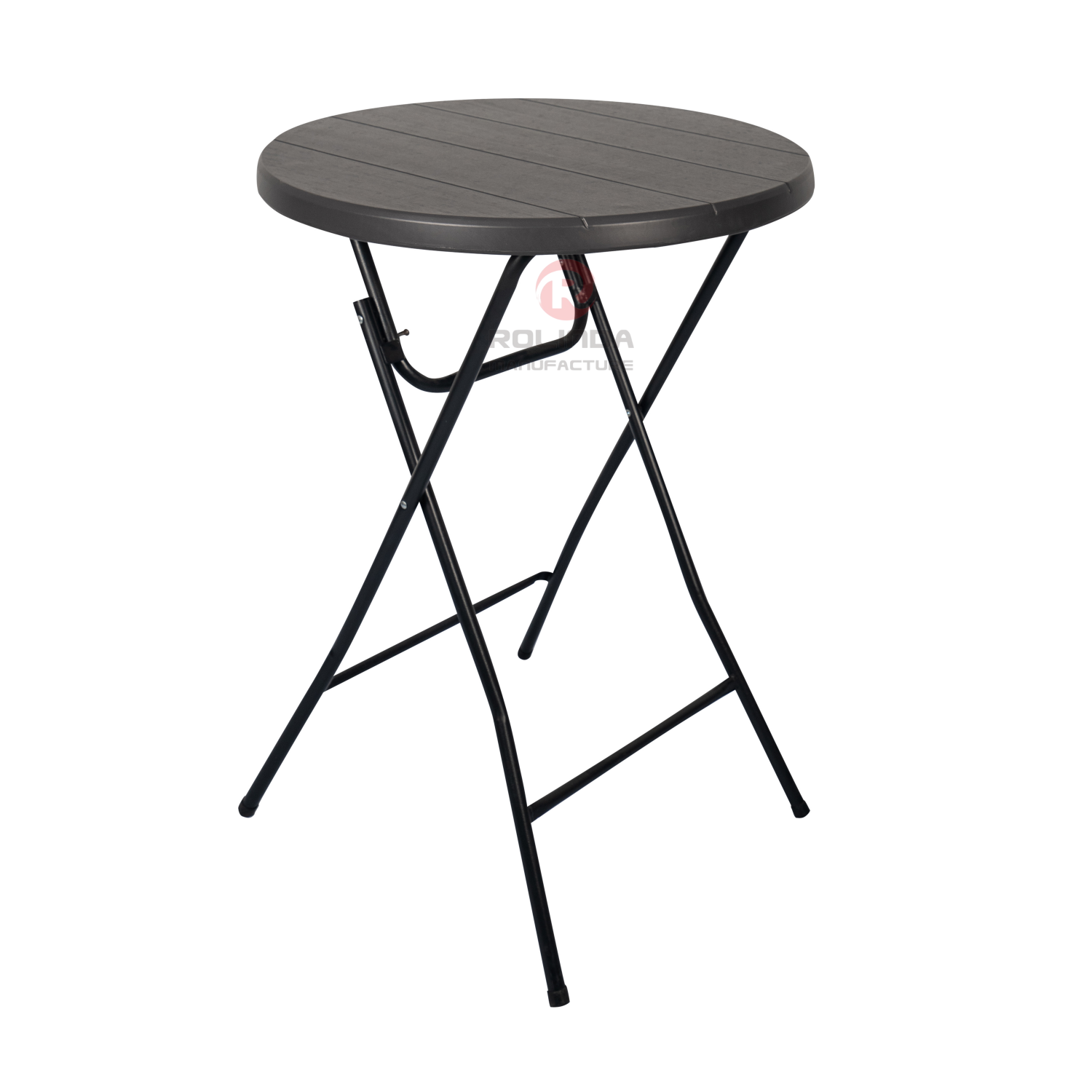 80cm HDPE plastic panel outdoor camping balcony HDPE folding round table
