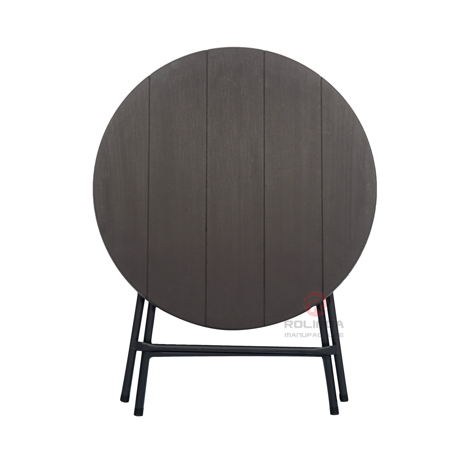 80 cm outdoor picnic balcony small waterproof rust-proof steel HDPE folding round table