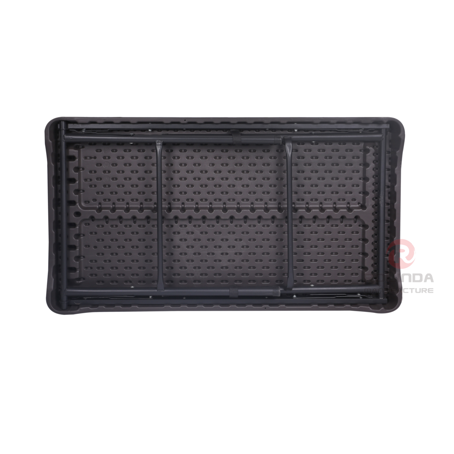 Wood-grain HDPE beer table and chair set, camping, garden, entertainment area HDPE folding table