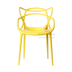 Modern Classic One Piece Master Stackable Plastic Leisure Dining Chairs