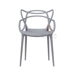 Modern Classic One Piece Master Stackable Plastic Leisure Dining Chairs