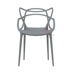 Modern Classic One Piece Master Stackable Plastic Leisure Dining Chairs