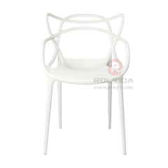 Modern Classic One Piece Master Stackable Plastic Leisure Dining Chairs