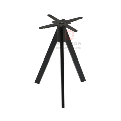 Best 70cm Round Wood Top Metal Leg Space-Saving Bar Bistro High Table Cocktail Table