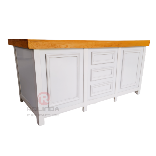 Modern Custom Party Gathering Kitchenware Storage Cabinet Solid Wood Buffet Table Buffet Table