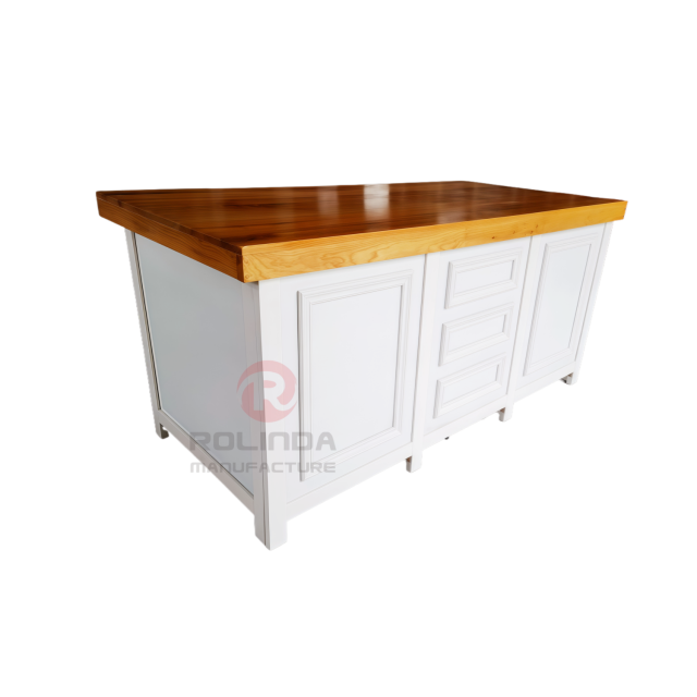 Modern Custom Party Gathering Kitchenware Storage Cabinet Solid Wood Buffet Table Buffet Table