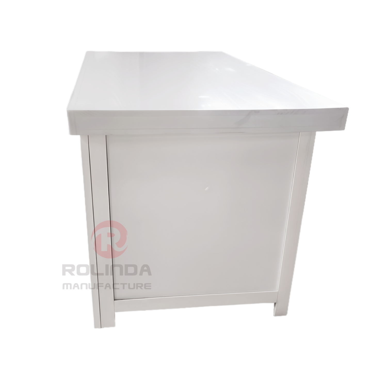 White rural style combined with European style for gatherings and dining events, wedding buffets, customizable solid wood buffet tables