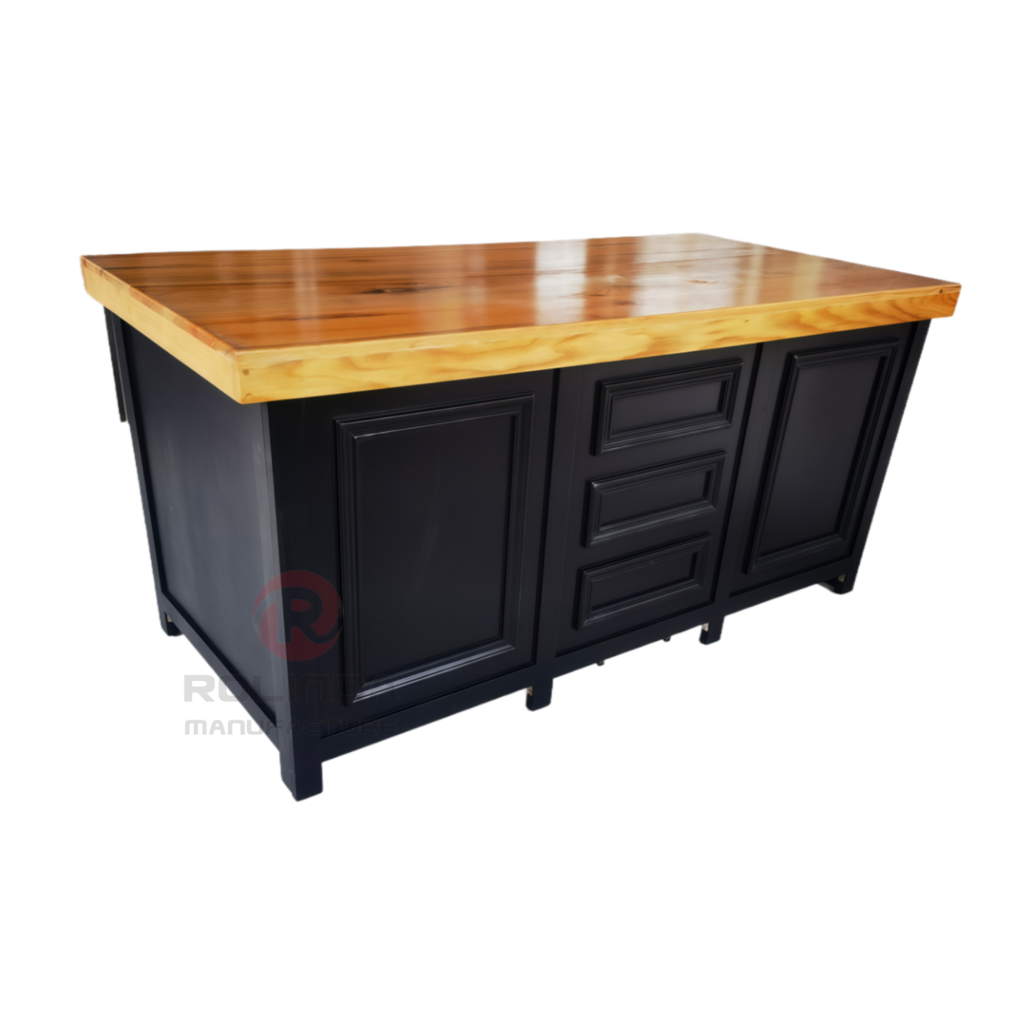 Country-Style European-Style Party Dining Event, Wedding Buffet Table, Customizable Solid Wood Buffet Table