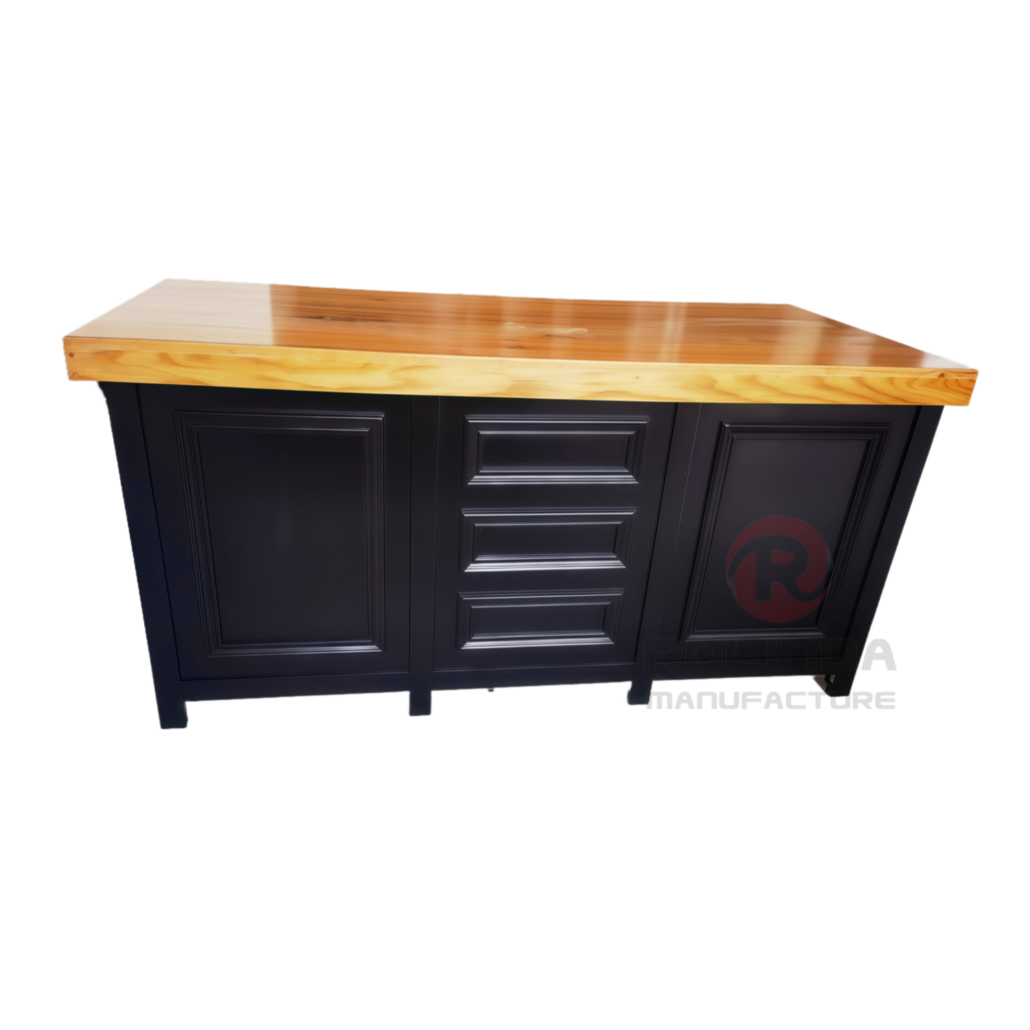 Country-Style European-Style Party Dining Event, Wedding Buffet Table, Customizable Solid Wood Buffet Table