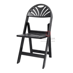Heavy-Duty Fan Back Folding Chairs | High-Density Stacking Event Seating